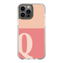 Slim Protection Case［ Original - initial two tone - Q pink ］