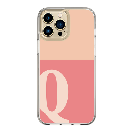 Slim Protection Case［ Original - initial two tone - Q pink ］