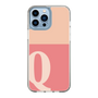 Slim Protection Case［ Original - initial two tone - Q pink ］