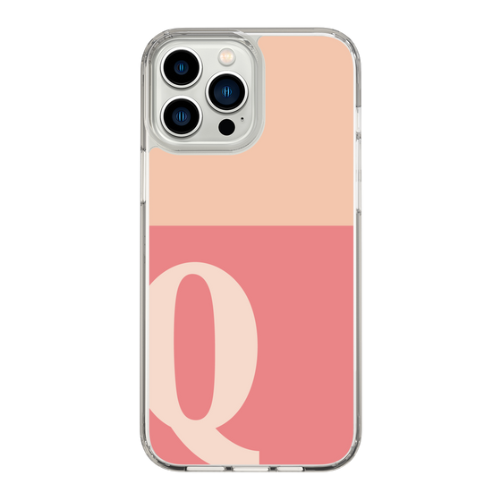 Slim Protection Case［ Original - initial two tone - Q pink ］