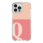 Slim Protection Case［ Original - initial two tone - Q pink ］