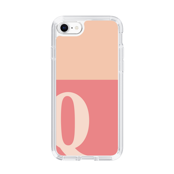 Slim Protection Case［ Original - initial two tone - Q pink ］