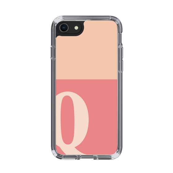 Slim Protection Case［ Original - initial two tone - Q pink ］