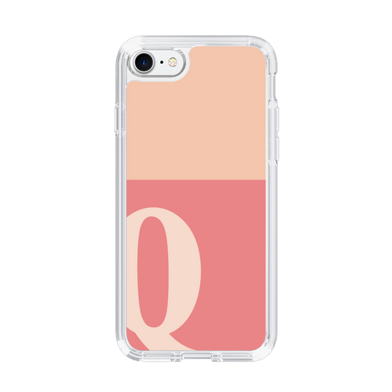 Slim Protection Case［ Original - initial two tone - Q pink ］