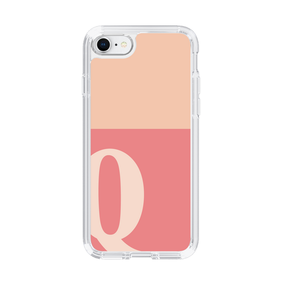 Slim Protection Case［ Original - initial two tone - Q pink ］