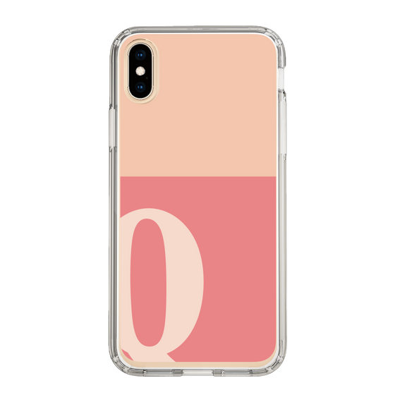 Slim Protection Case［ Original - initial two tone - Q pink ］