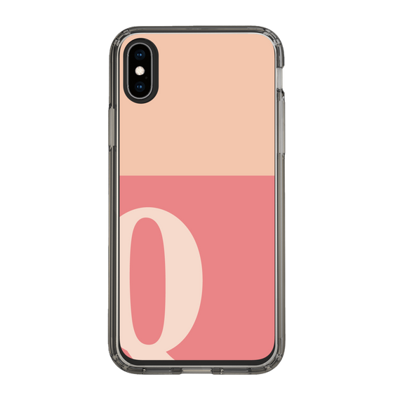 Slim Protection Case［ Original - initial two tone - Q pink ］