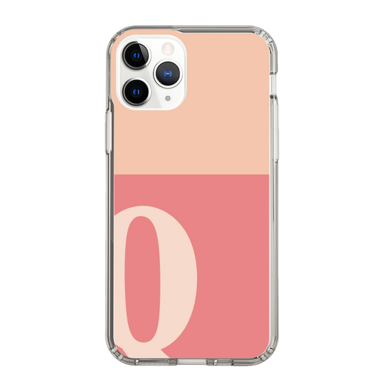 Slim Protection Case［ Original - initial two tone - Q pink ］