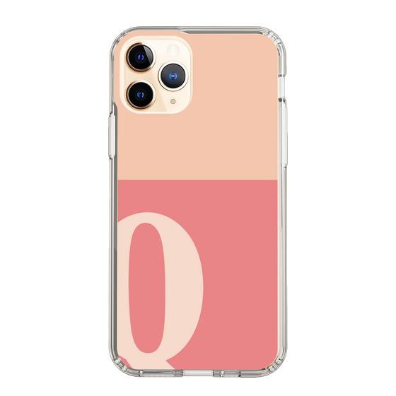 Slim Protection Case［ Original - initial two tone - Q pink ］
