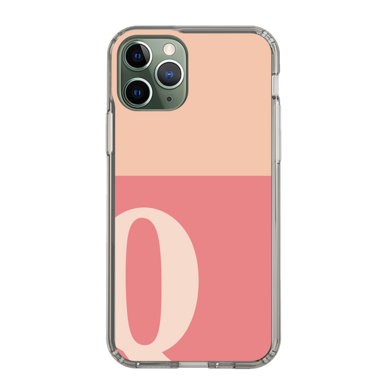 Slim Protection Case［ Original - initial two tone - Q pink ］
