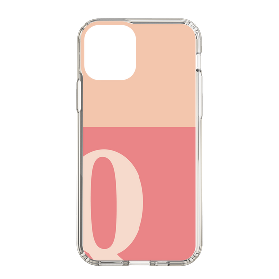 Slim Protection Case［ Original - initial two tone - Q pink ］