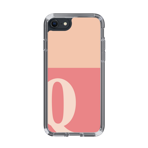 Slim Protection Case［ Original - initial two tone - Q pink ］