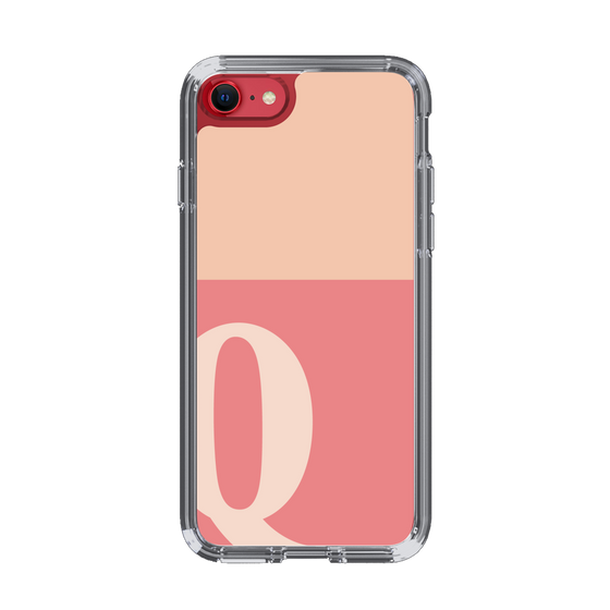 Slim Protection Case［ Original - initial two tone - Q pink ］