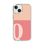 Slim Protection Case［ Original - initial two tone - Q pink ］
