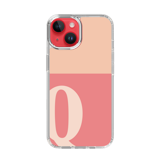 Slim Protection Case［ Original - initial two tone - Q pink ］