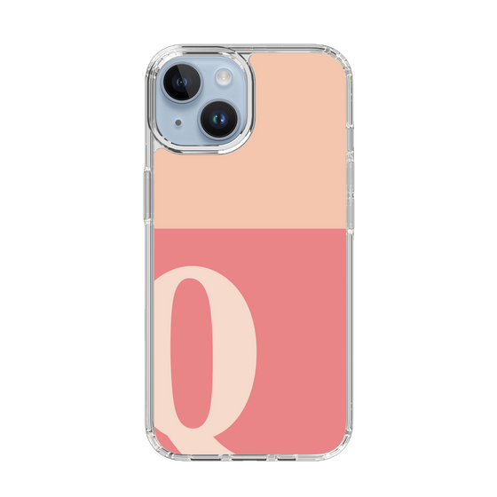 Slim Protection Case［ Original - initial two tone - Q pink ］