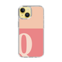 Slim Protection Case［ Original - initial two tone - Q pink ］