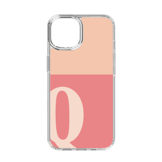 Slim Protection Case［ Original - initial two tone - Q pink ］