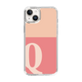 Slim Protection Case［ Original - initial two tone - Q pink ］