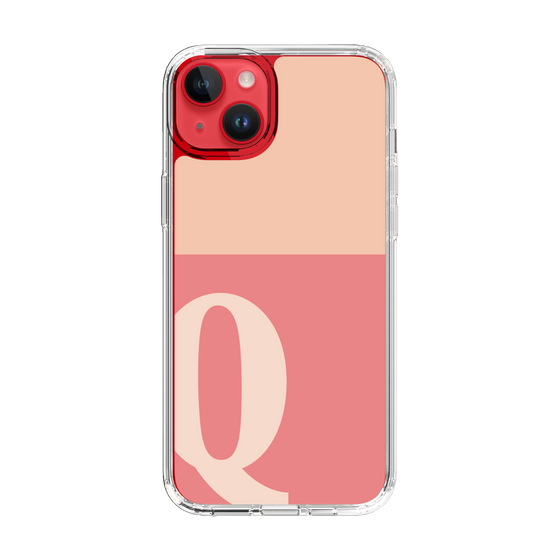 Slim Protection Case［ Original - initial two tone - Q pink ］