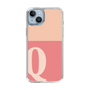 Slim Protection Case［ Original - initial two tone - Q pink ］