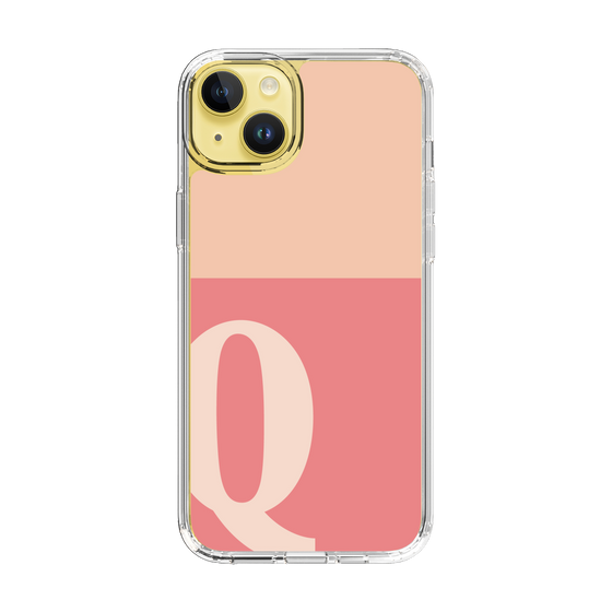 Slim Protection Case［ Original - initial two tone - Q pink ］