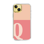 Slim Protection Case［ Original - initial two tone - Q pink ］