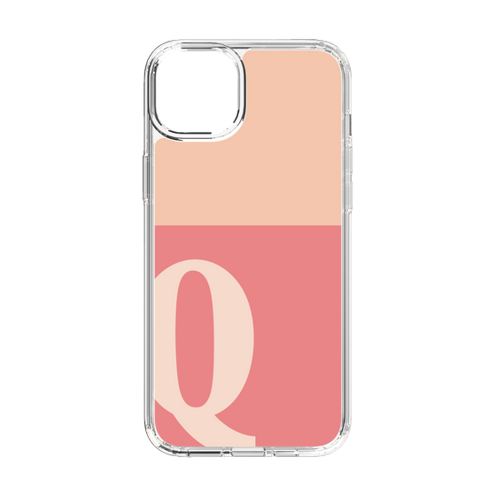 Slim Protection Case［ Original - initial two tone - Q pink ］