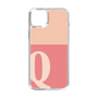 Slim Protection Case［ Original - initial two tone - Q pink ］
