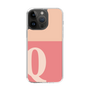Slim Protection Case［ Original - initial two tone - Q pink ］