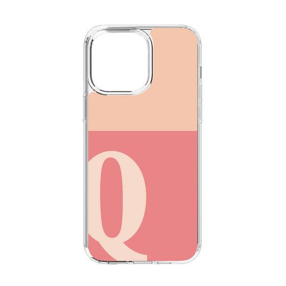 Slim Protection Case［ Original - initial two tone - Q pink ］