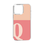 Slim Protection Case［ Original - initial two tone - Q pink ］