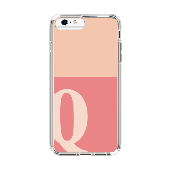 Slim Protection Case［ Original - initial two tone - Q pink ］