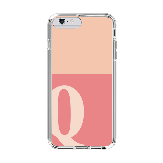 Slim Protection Case［ Original - initial two tone - Q pink ］