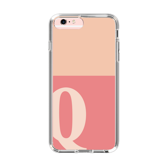 Slim Protection Case［ Original - initial two tone - Q pink ］
