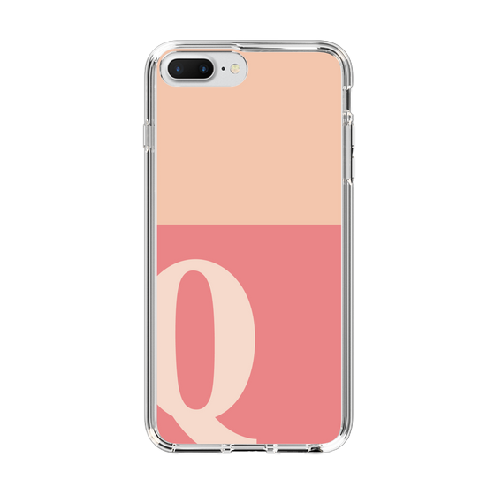 Slim Protection Case［ Original - initial two tone - Q pink ］