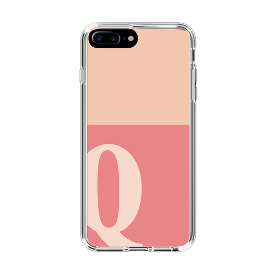 Slim Protection Case［ Original - initial two tone - Q pink ］