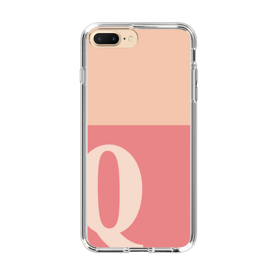 Slim Protection Case［ Original - initial two tone - Q pink ］