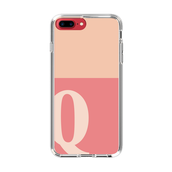 Slim Protection Case［ Original - initial two tone - Q pink ］