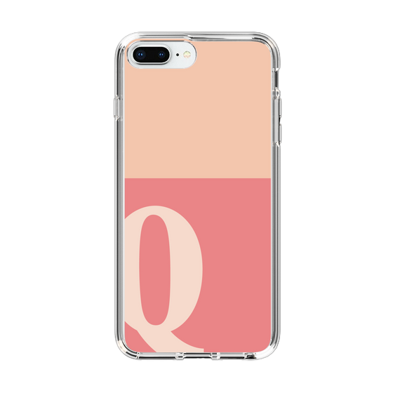 Slim Protection Case［ Original - initial two tone - Q pink ］