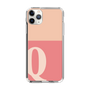 Slim Protection Case［ Original - initial two tone - Q pink ］