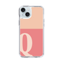 Slim Protection Case［ Original - initial two tone - Q pink ］