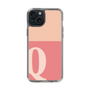 Slim Protection Case［ Original - initial two tone - Q pink ］