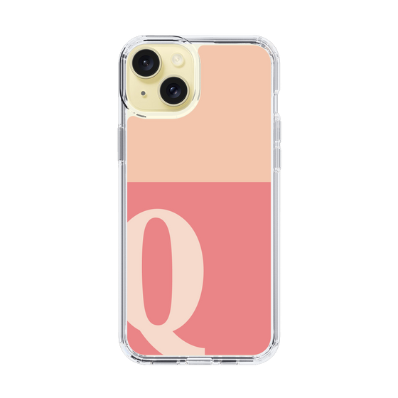 Slim Protection Case［ Original - initial two tone - Q pink ］