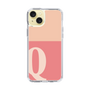 Slim Protection Case［ Original - initial two tone - Q pink ］