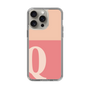 Slim Protection Case［ Original - initial two tone - Q pink ］