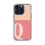 Slim Protection Case［ Original - initial two tone - Q pink ］