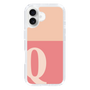 Slim Protection Case［ オリジナル - initial two tone - Q pink ］
