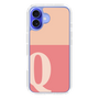 Slim Protection Case［ オリジナル - initial two tone - Q pink ］