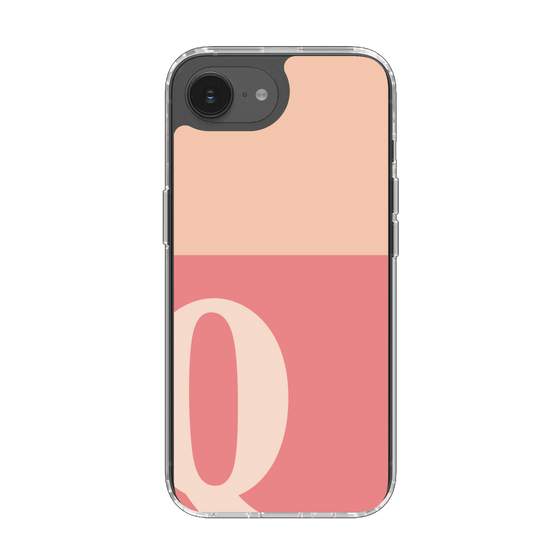 Slim Protection Case［ Original - initial two tone - Q pink ］